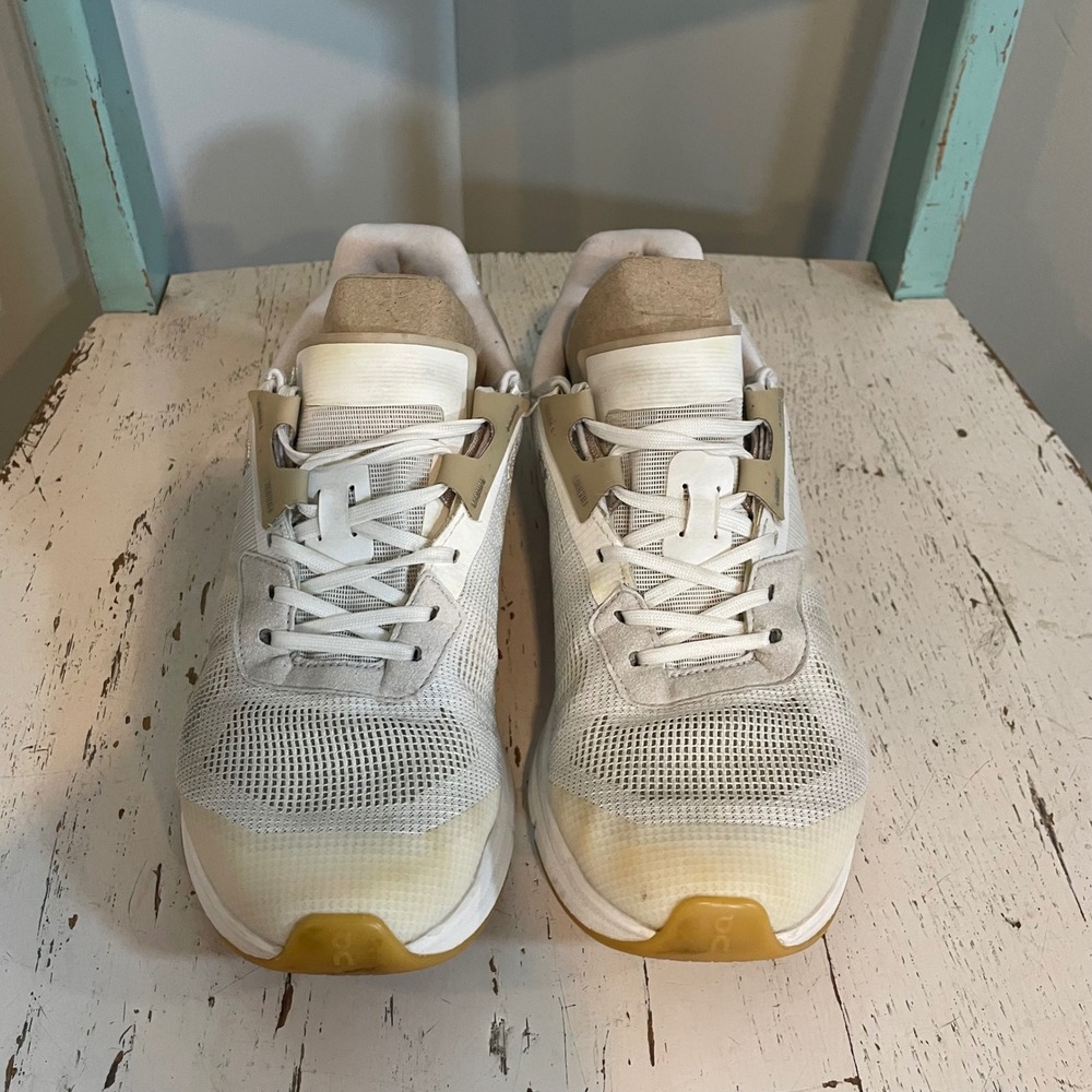On Cloudrift White Sand Gum Women Size 6.5 Sneakers Shoes 87.98261 Running - Picture 3 of 9